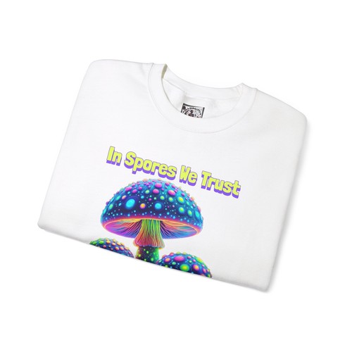 In Spores We Trust Tee Unisex Heavy Blend Crewneck Sweatshirt - Picture 12 of 113