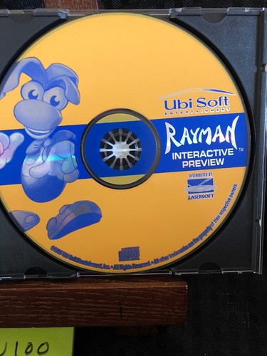 Rayman Interactive Preview PC CD-Rom Game 1995 Ubi Soft Demo Complete RARE! - Picture 5 of 5