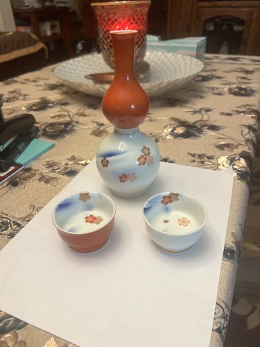 Fukagawa Seiji Flowers Are Cherry Blossoms Nijingu Sake Ware - Picture 2 of 19