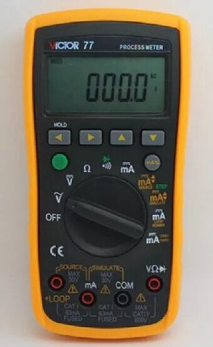 Nuevo VICTOR VC77 Calibrador de Proceso Salida Analógica Simular Transmisor 0-20mA - Imagen 2 de 3