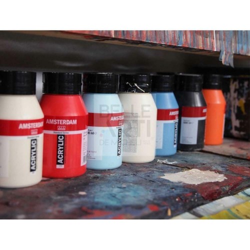 COLORE ACRILICO 818 GIALLO PERLATO AMSTERDAM "ACRYLIC" TUBO DA 20ML - Imagen 4 de 4