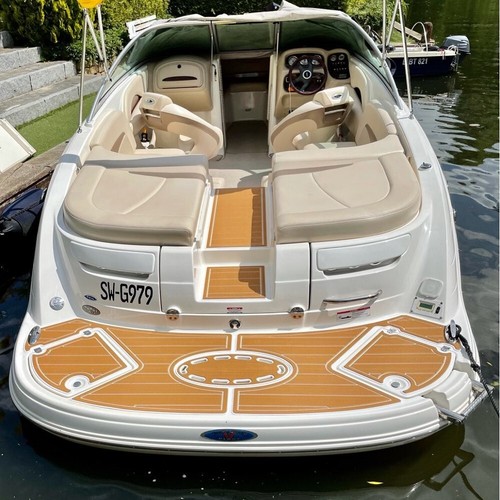 2009 Chaparral 244 Sunesta Swim Platform Cockpit Boat EVA Foam Teak Flooring Pad - Picture 7 of 24
