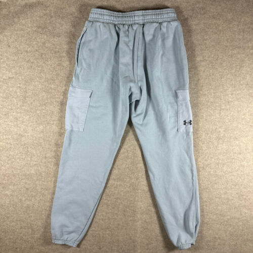 Pantalones deportivos Under Armour para hombre pequeños azul claro calce suelto - Imagen 3 de 11