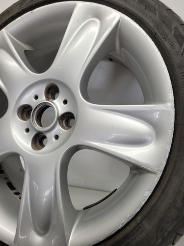 MINI Cooper One S 17" Inch R91 5 Spoke Star Bullet Silver Alloys Wheels & Tyres - Picture 6 of 24