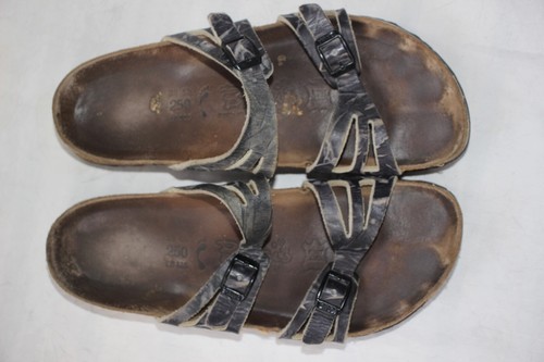 Birki's by Birkenstock granada slip on sandles 31 8.5/9 women's black leather - Picture 13 of 13