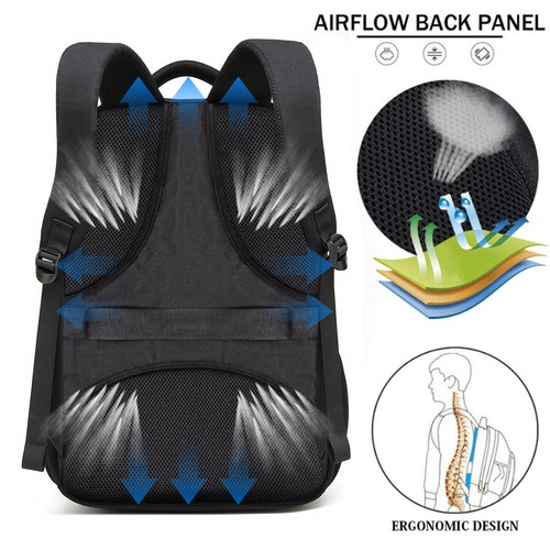 BAIGIO Men's Backpack Waterproof Leisure Sports Work Travel School Backpack DHL - Picture 9 of 24