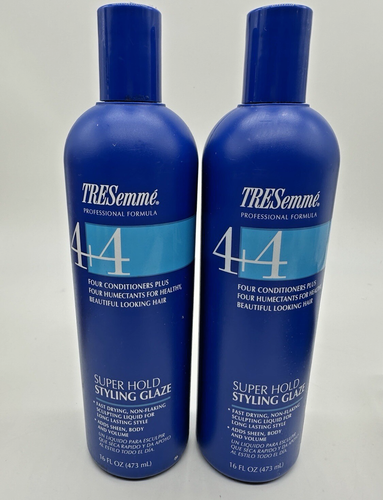 Tresemme Vier Conditioner Plus 4+4 Super Hold Styling Glasur 16oz 1 Voll 1 Hälfte