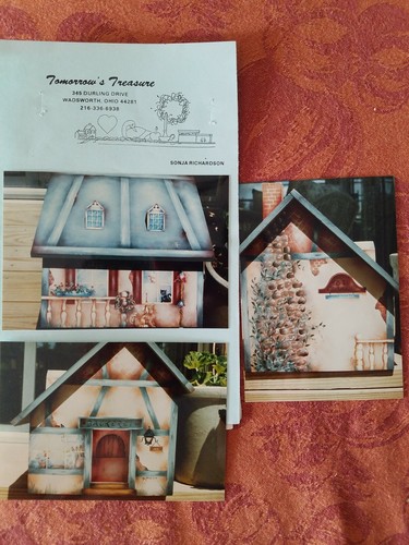 SONJA RICHARDSON 1990 TUDOR PANADERÍA CAJA DE PAN PATRÓN DE PINTURA  - Imagen 1 de 5