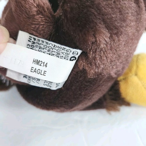 Ganz Webkinz Bald Eagle Plush Stuffed Animal Toy No Code HM214 Brown White 7" - Picture 8 of 11