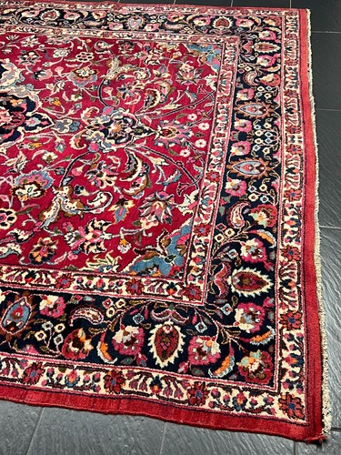 Eleganter Handgeknüpfter Orientteppich Mesched Signiert 310x205 cm carpet rug - Bild 12 von 24