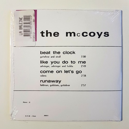 THE McCOYS : BEAT THE CLOCK (EP) ♦ Rare French CD Remastered ♦ - Picture 2 of 2
