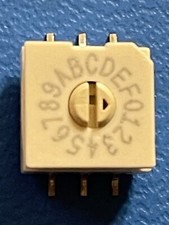94HAB16W ROTARY CODED SWTCH 16-POS 0.03A 30VDC 6-PIN CB SMT ACTUATOR (1 PER LOT)
