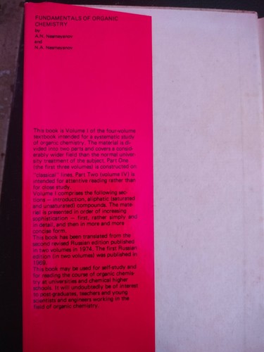 Very Rare Fundamentals of Organic Chemistry 4 Volumes Mir Publishers Moscow - Picture 8 of 24