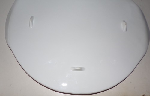 ELEGANT WHITE CAKE CHEESE PLATE / TRAY - ABOUT 13 INCHES - Picture 10 of 12