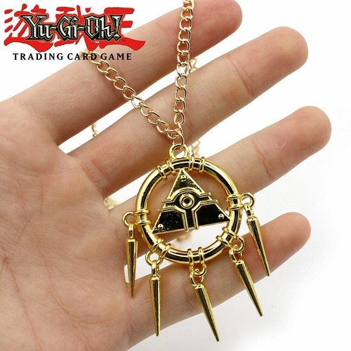 yugioh Millennium ring Necklace gold Pendant Yugi Pegasus Chain Toys Yu-Gi-Oh - Bild 1 von 2