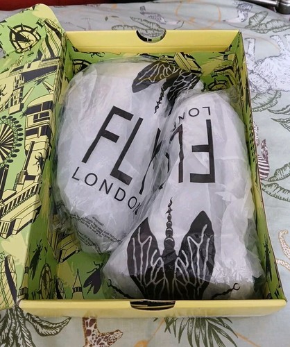 Sandalias de cuña FLY LONDON metálicas plateadas BORGOGNA de cuero con plataforma Reino Unido 5 - Imagen 19 de 22
