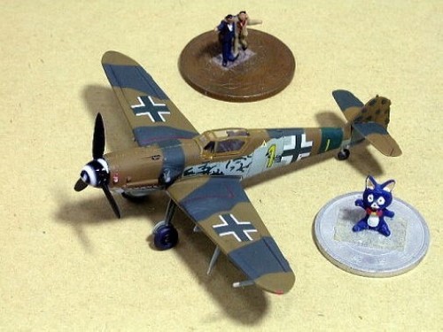 Takara 3 Famous Airplanes Luftwaffe WW2 Germany Inland Airforce Bf109 K-4 TK_3_5 - Picture 4 of 5