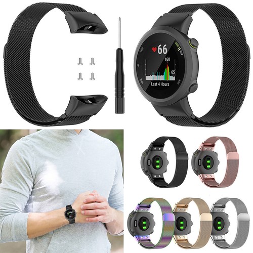 For Garmin Forerunner 45 /45S /Swim 2 Watch Milanese Mesh Watch Band Wrist Strap - Picture 12 of 17