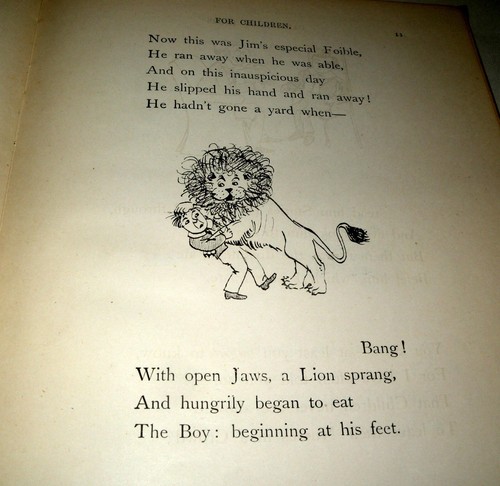 Cautionary Tales For Children, Verses, Pictures, Belloc, Eveleigh Nash C1907 - Picture 6 of 14
