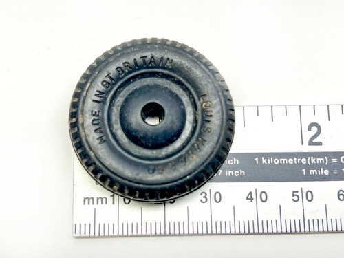 Vintage Louis Marx spare rubber wheels x4  - Picture 3 of 5