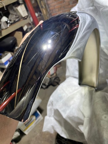matchless ajs motorcycle NEW Chrome rear fender 031667 / 030194 G12 G15 /G80 - Picture 4 of 6