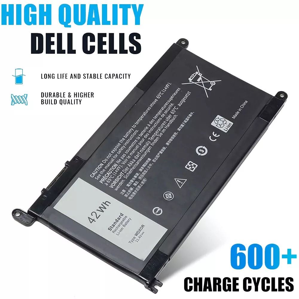 42wh Battery for Dell Inspiron 13 7375 P69G 7378 14 3482 7460 7472