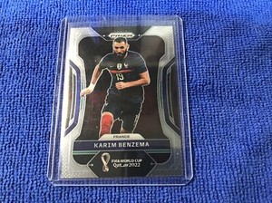 Karim Benzema 2022 Prizm FIFA World Cup Qatar Silver Prizm #99 France 🔥