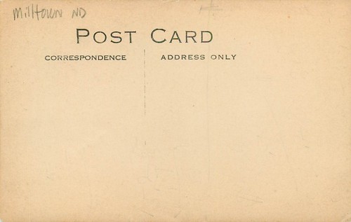 CONGREGATIONAL CHURCH, MILLTOWN, ND, RPPC, VINTAGE POSTCARD (X11) - Picture 2 of 2