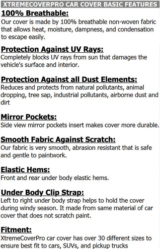 Car Cover 1998 1999 2000 2001 2002 2003 2004 2005 2006 Lincoln Navigator L LWB - Picture 2 of 12