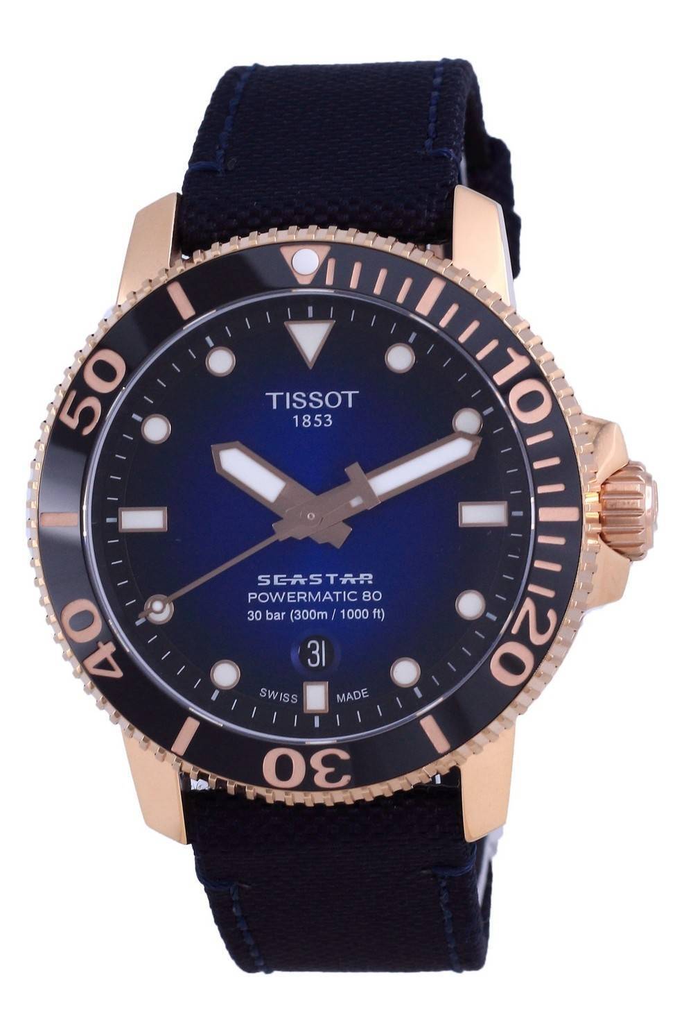 Tissot T-Sport Seaster 1000 Powermatic 80 Taucher Automatisch 300 метров в длину