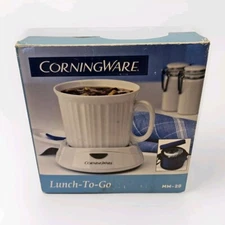 CorningWare Lunch To Go Lidded Mug With Warmer and Carrying Bag MW-20
