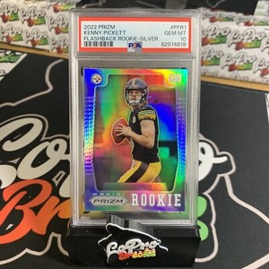 2022 Prizm Football #PFR-1 KENNY PICKETT RC Silver Prizm Flashback PSA 10 GEM