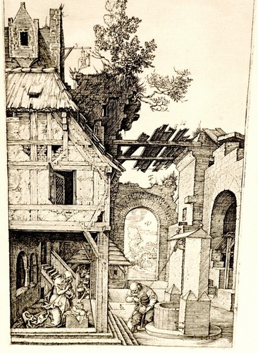 Antique Print after Albrecht Durer – Man at the Well - Picture 3 of 9