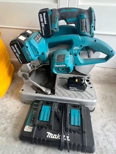 makita chop saw and screw gun