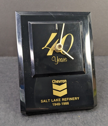 Reloj Refinería Chevron Gasóleo Salt Lake De Colección 40 Años 1948-1988 - Imagen 2 de 8
