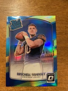 2017 Donruss Optic Mitchell Trubisky Lime Prizm Rated Rookie RC #178 Bears