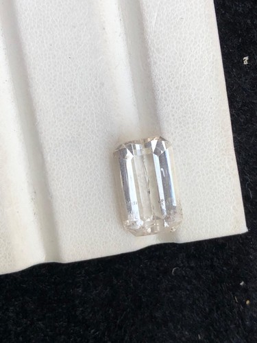 13.30 Natural cut Topaz emerald shape loose gemstone from Afghanistan. - Picture 9 of 13