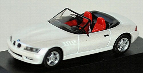 BMW Z3 roadster 1995-99 E36/7 perlmuttweiss white metallic 1:87 Herpa 101042 - 第 2/7 張圖片
