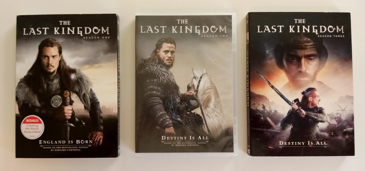 The Last Kingdom seasons 1-3 on DVD's (10 discs). BBC series