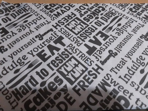 Greaseproof Paper Sheets, Indulge Yourselves Design Free P&P Full and Half sheet - Bild 5 von 5