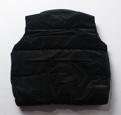 Old Navy Girls Water-Resistant Quilted Puffer Vest AP2 Black Jack Small (6-7) - Picture 4 of 4