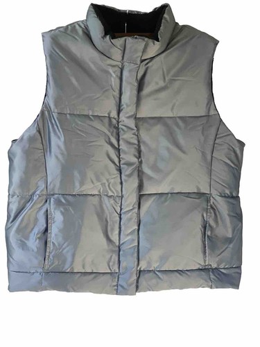 GAP Boys Sz L Silver/Gray Puffer Vest Vntg 1999 Ski Snowboard School Pre Owned - Picture 7 of 7