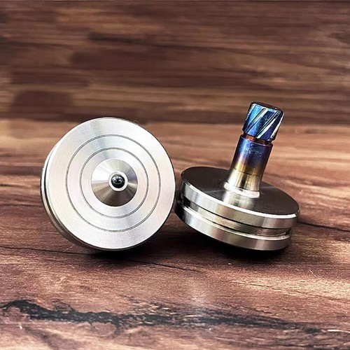 Titanium Hand Twisting Fingertips Spinning Top Gyroscope Bored Decompression Toy - Picture 4 of 13