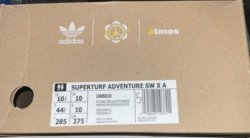 Adidas X Sean Wotherspoon X Atmos - Superturf Adventure Sw Trainers Size Uk 10 - Picture 5 of 5