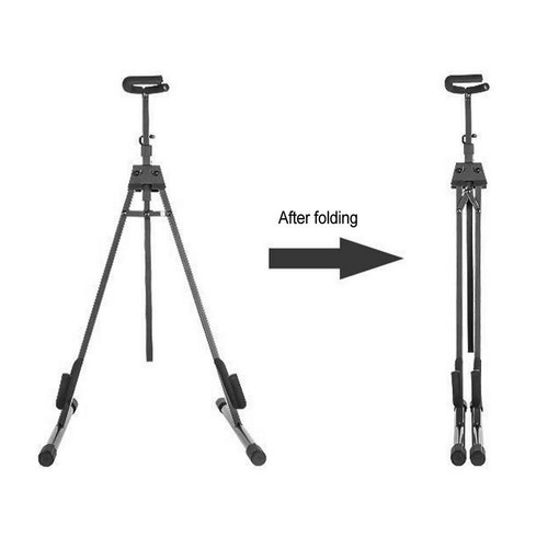 Cello Stand Adjustable Foldable with Hook for Bow Tripod with Safety Bar Stand - Picture 4 of 17