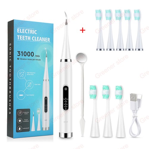PULITORE elettrico da denti Kit di pulizia denti MACCHIA dentale ad ultrasuoni - Imagen 17 de 20