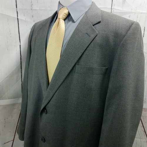 Versini 46L 2 Button Gray Suit Blazer Sports Coat - Picture 5 of 12