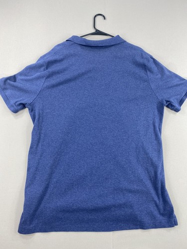 Vtg Ralph Lauren Polo Shirt Mens XL Blue Brown Pony Cotton Short Sleeve Rugby - Picture 16 of 16
