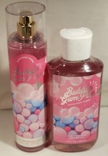 Bath  Body Works Bubble Gum Pop Shower Gel 10 oz Fragrance Mist 8 oz