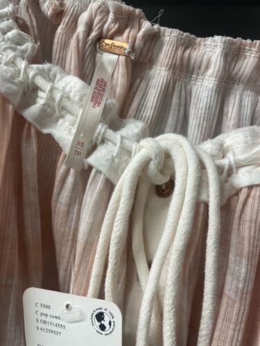 Free People Revolve Samifran Long Sleeve Petal Combo Peach Ruffle Top SZ XS NWT - Picture 4 of 4